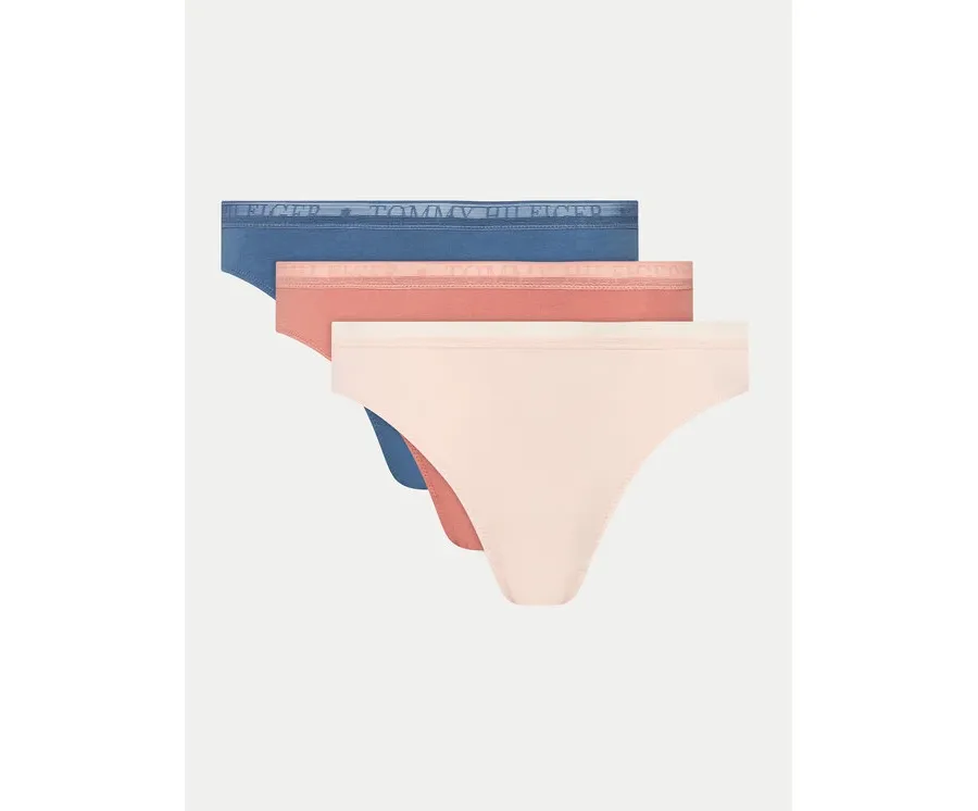 obrazek 1 Tommy Hilfiger Komplet 3 par fig klasycznych UW0UW05184 Kolorowy