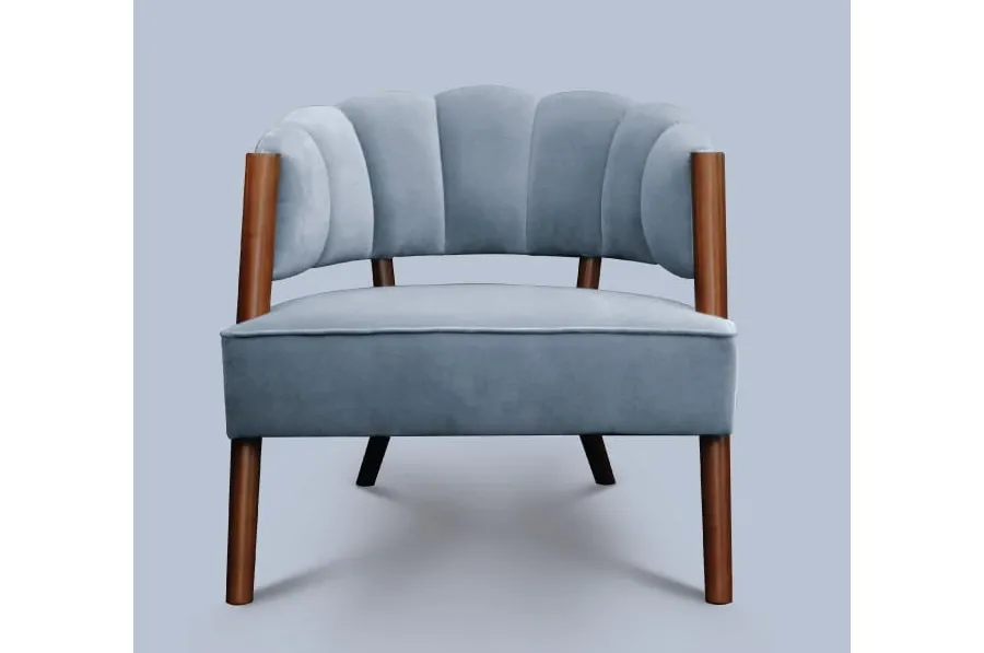 picture 3 Representative chair made of cotton velvet - Ottiu