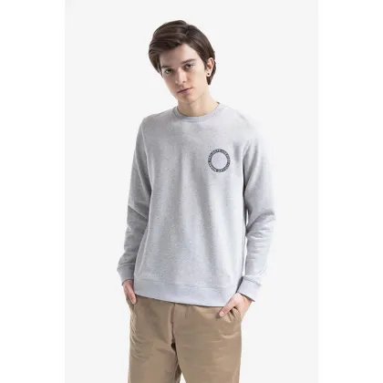 Zdjęcie Norse Projects bluza bawełniana Vagn BMC męska kolor szary z nadrukiem N20.1284.1026-1026