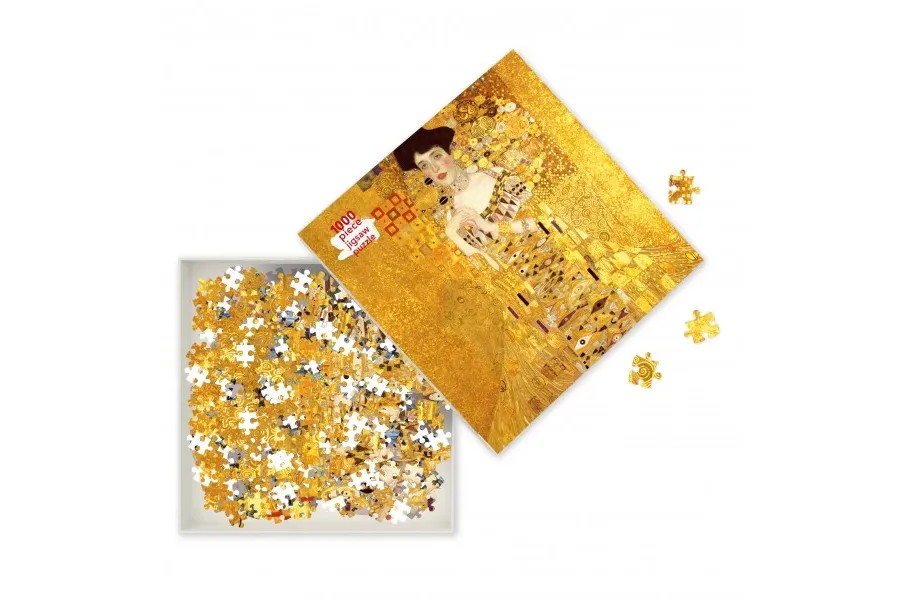 obrazek 3 Puzzle dla dorosłych Gustav Klimt: Adele Bloch Bauer - Flame Tree Publishing