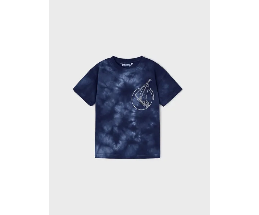 obrazek 1 Mayoral T-Shirt 3021 Granatowy Regular Fit