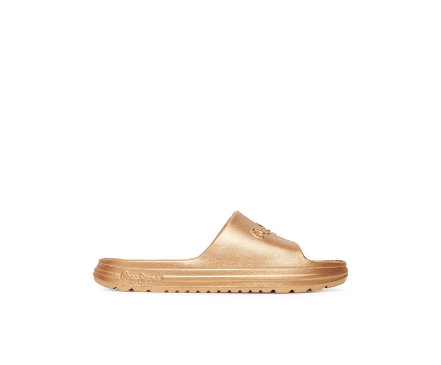 obrazek 1 Pepe Jeans Klapki Beach Slidemet PLS70165 Złoty