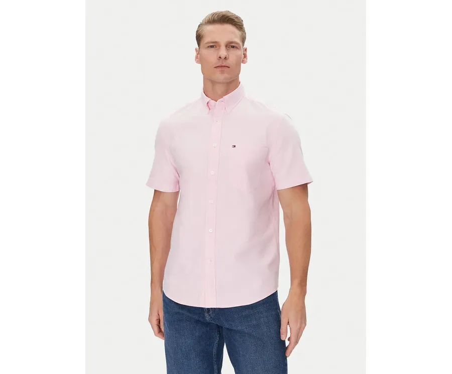 obrazek 1 Tommy Hilfiger Koszula Heritage MW0MW36272 Różowy Regular Fit