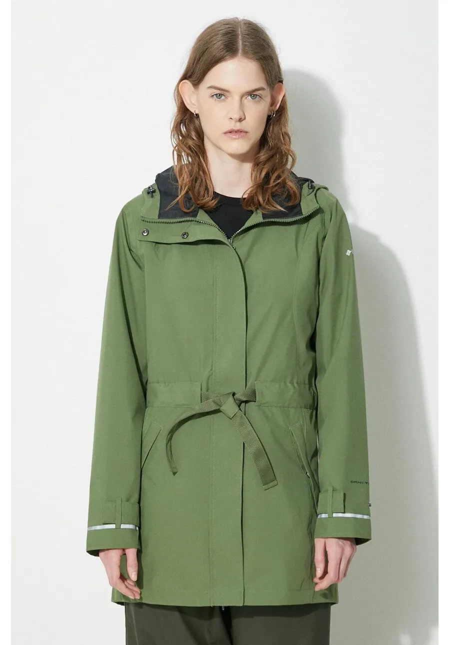 obrazek 1 Columbia parka Here and There damska kolor zielony przejściowa 2034763