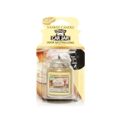 Zdjęcie Yankee Candle Vanilla Cupcake Car Jar Ultimate Świeca zapachowa 1 szt.