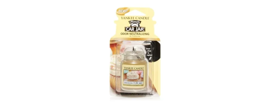 obrazek 1 Yankee Candle Vanilla Cupcake Car Jar Ultimate Świeca zapachowa 1 szt.