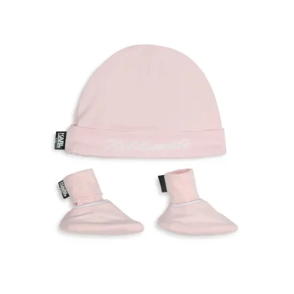 Zdjęcie Karl Lagerfeld Kids Zestaw Czapka i Skarpety Z30180 Różowy