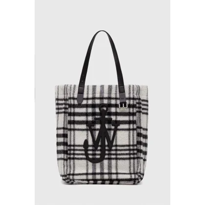 Zdjęcie JW Anderson torebka Oversized Belt Tote kolor czarny HB0472.PG1323