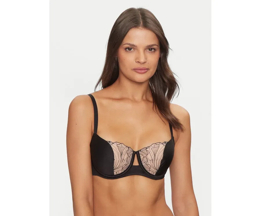 obrazek 1 Chantelle Biustonosz z fiszbiną Tattoo Love C22DN7 Czarny
