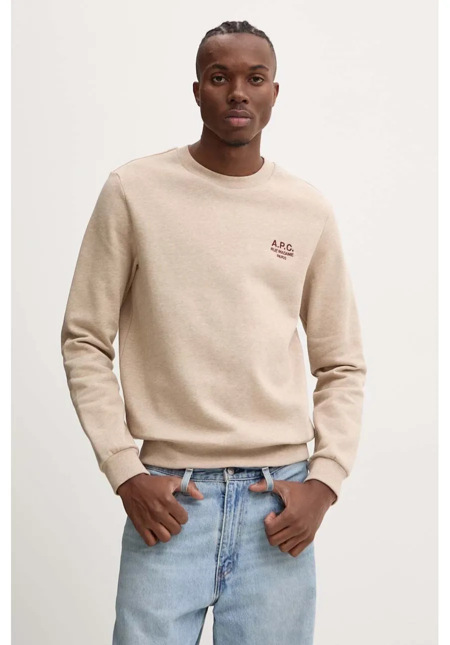 obrazek 1 A.P.C. bluza standard rue madame GOTS kolor beżowy z aplikacją COHBV.M27913