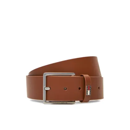 Zdjęcie Tommy Jeans Pasek Męski Tjm Flag Leather 4.0 AM0AM13416 Brązowy