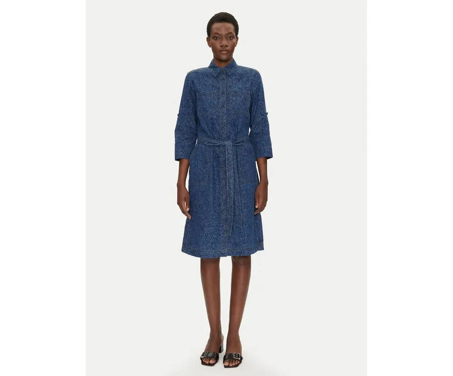 obrazek 1 Olsen Sukienka jeansowa 13002015 Granatowy Regular Fit