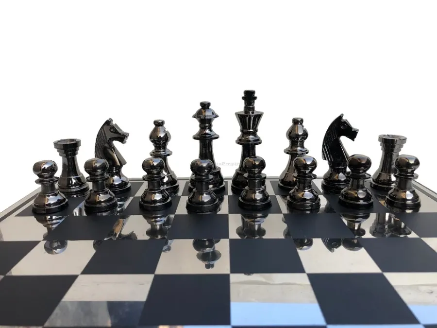 obrazek 6 Wykonany z aluminium pakiet szachowy - The Chess Empire