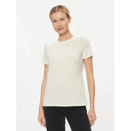 Zdjęcie Tommy Hilfiger T-Shirt Frosted WW0WW38813 Écru Regular Fit