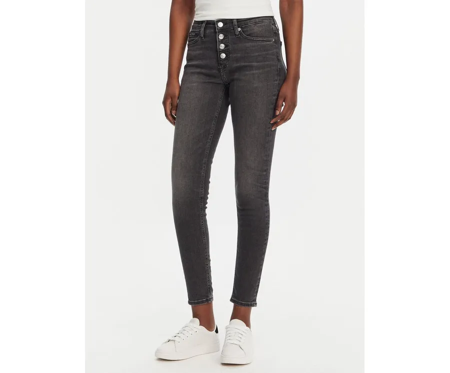 obrazek 1 Calvin Klein Jeans Jeansy J20J225114 Czarny Skinny Fit