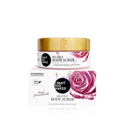 Zdjęcie I WANT YOU NAKED Rose & Johanniskrautöl Peeling do ciała 200 g