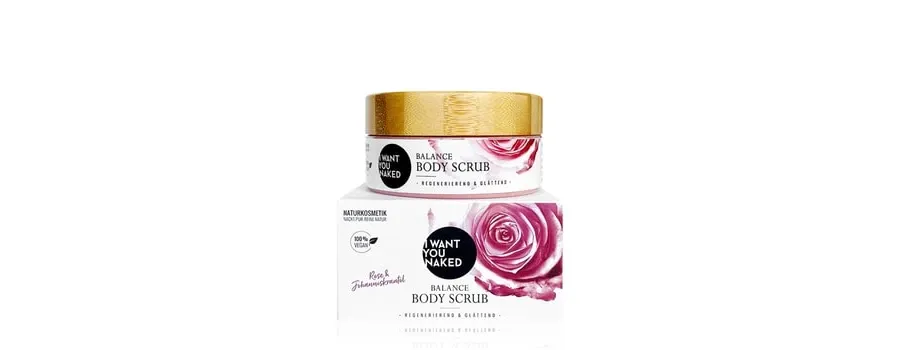 obrazek 1 I WANT YOU NAKED Rose & Johanniskrautöl Peeling do ciała 200 g