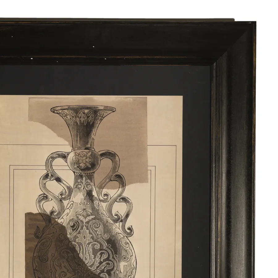 obrazek 2 Ręcznie retuszowany nadruk przedstawiający wazon H.103xL.83xP.5 cm