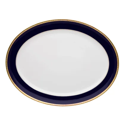 Zdjęcie Porcelanowy średni owalny talerz z kolekcji Brest z 1957 roku - Vista Alegre