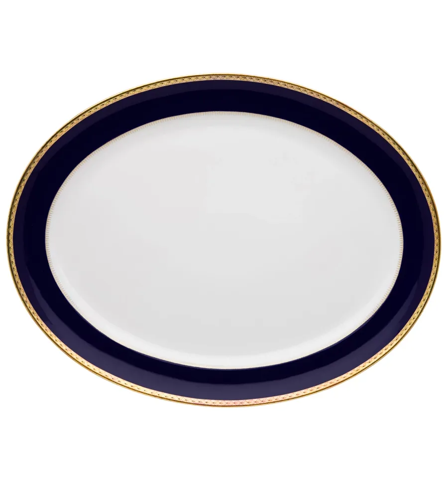 obrazek 1 Porcelanowy średni owalny talerz z kolekcji Brest z 1957 roku - Vista Alegre