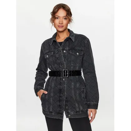 Zdjęcie Liu Jo Kurtka jeansowa UF3086 D4804 Szary Regular Fit