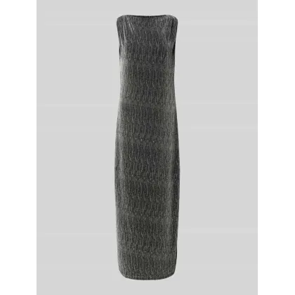 Zdjęcie Długa sukienka z dekoltem w łódkę model ‘ANITA’