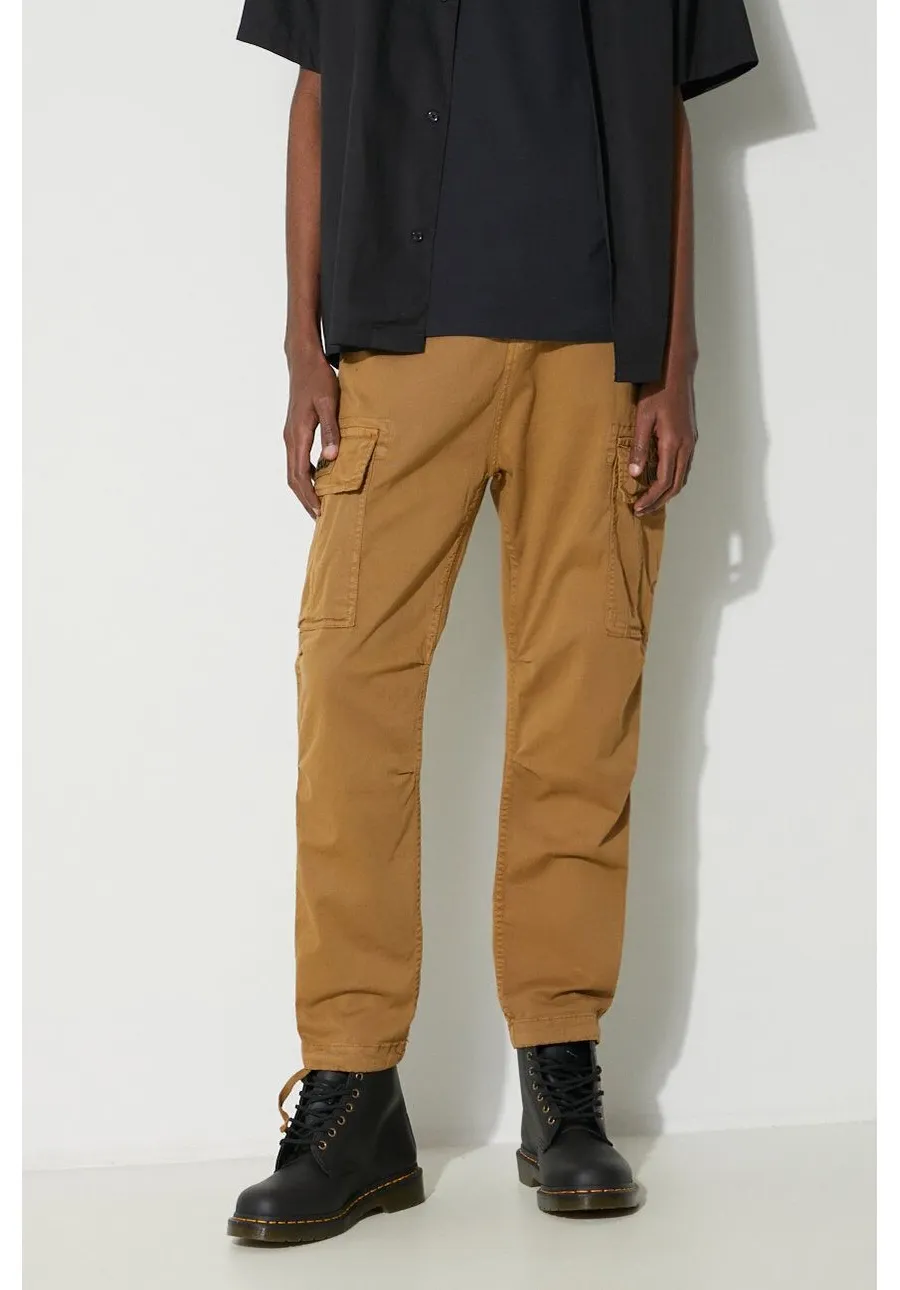 obrazek 1 Alpha Industries spodnie Squad Pant męskie kolor beżowy proste 188202