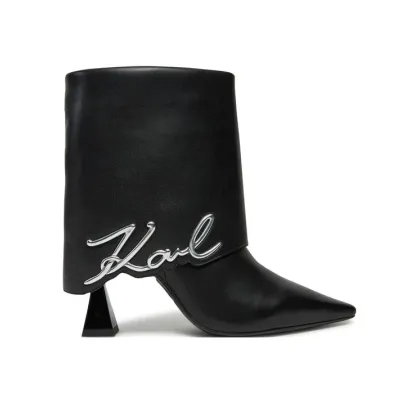 Zdjęcie KARL LAGERFELD Botki KL32044A Czarny