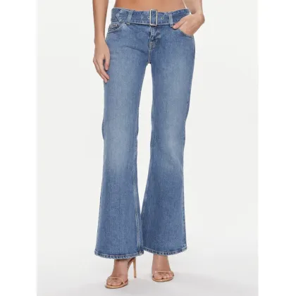 Zdjęcie Tommy Jeans Jeansy Sophie DW0DW17562 Niebieski Flare Fit