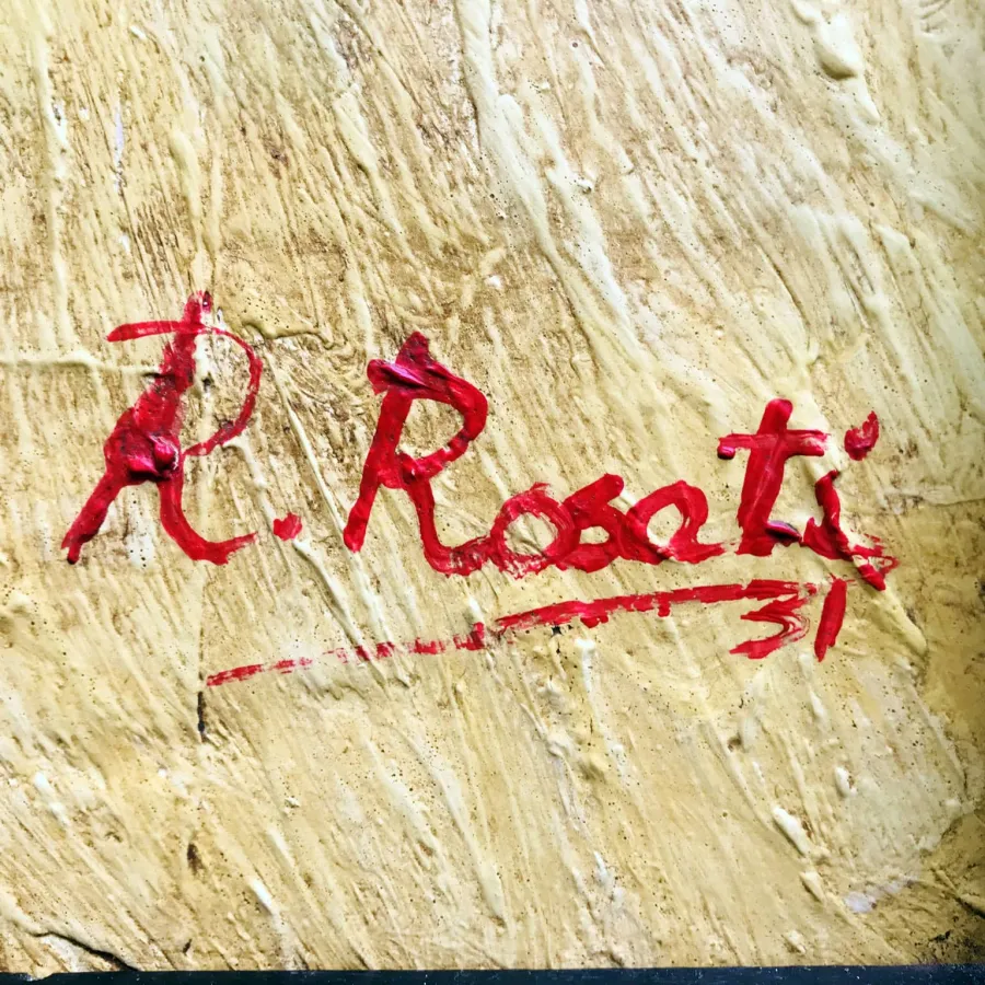 obrazek 4 Roberto Rosati Para Obrazów - kwiatów wykonane na sklejce bukowej z 1931 r.