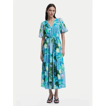 Zdjęcie Desigual Sukienka koszulowa Nancy 25SWVW18 Niebieski Regular Fit