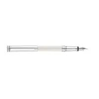 Picture Stylish white fountain pen, perfect as a gift for a woman - Waldmann