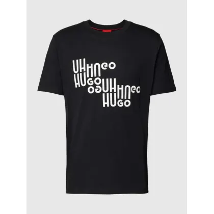 Zdjęcie T-shirt z nadrukiem z napisem i logo model ‘Davalon’