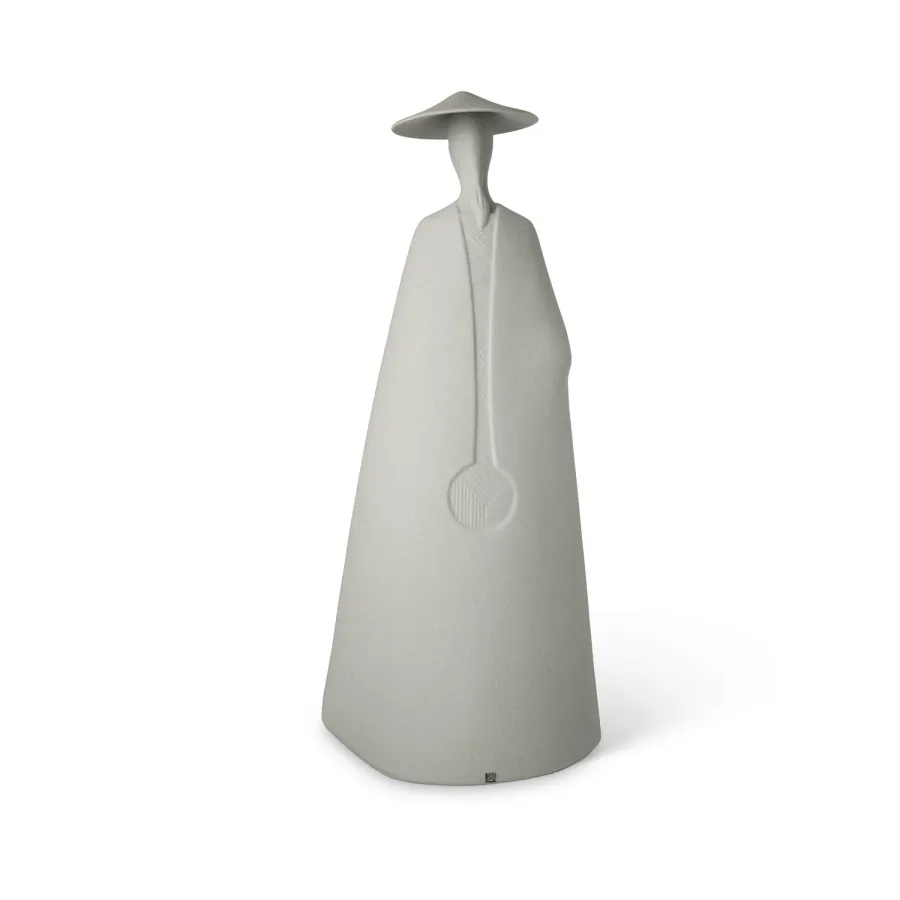obrazek 7 Elegancka figurka samuraja z ceramiki 20x10x48 cm