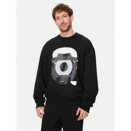 Zdjęcie KARL LAGERFELD Bluza 705098 542930 Czarny Regular Fit