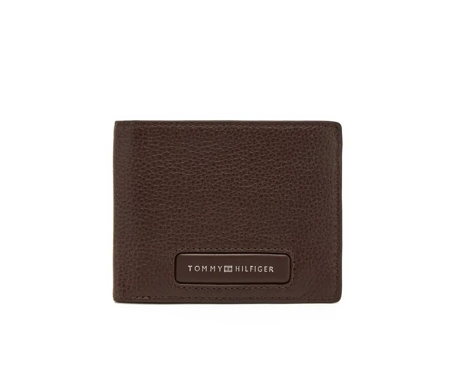 obrazek 1 Tommy Hilfiger Duży Portfel Męski Th Monogram Mini Cc Wallet AM0AM13251 Brązowy