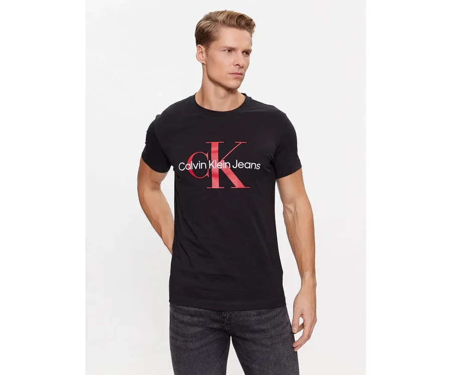 obrazek 1 Calvin Klein Jeans T-Shirt J30J320935 Czarny Slim Fit
