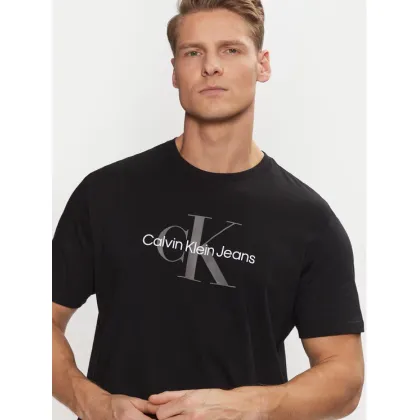 Zdjęcie Calvin Klein Jeans T-Shirt Ss Hero Monogram Tee 30s Eu Opt 00040EM286 Czarny Regular Fit