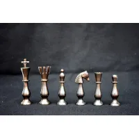 Picture Elegant chess pieces from the Majestic series, perfect as a gift - The Chess Empire