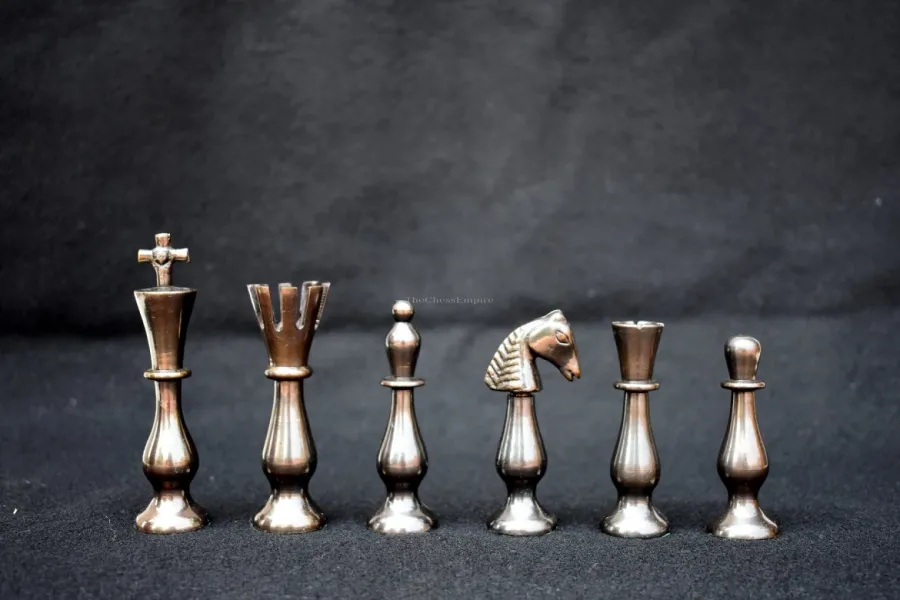 obrazek 1 Eleganckie figury szachowe z serii Majestic idealne na upominek - The Chess Empire