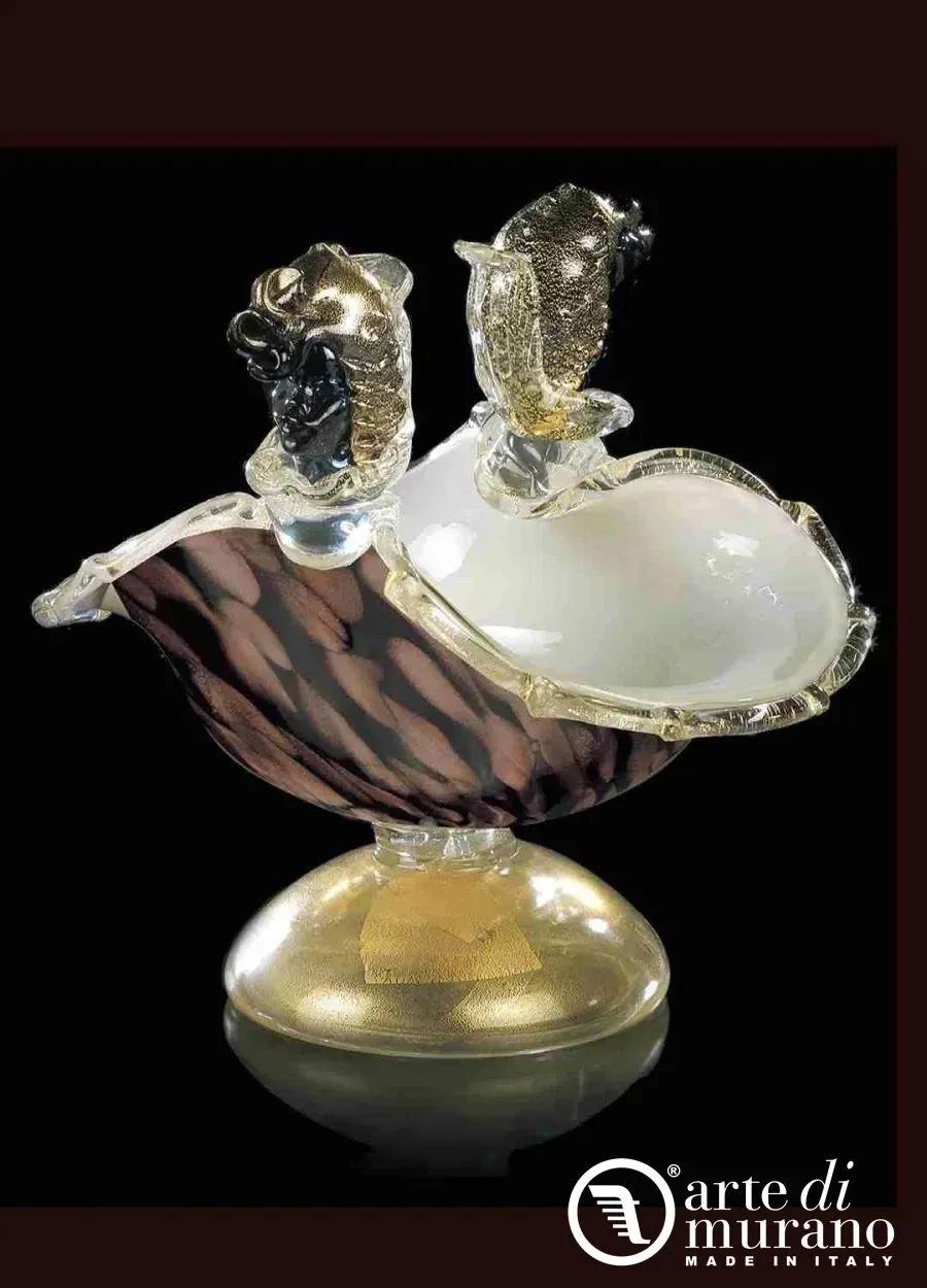 obrazek 1 Elegancka rzeźba Maura z Wenecji wykonana ze szkła Murano