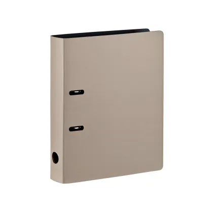 Zdjęcie Stylowy skórzany segregator na dokumenty w kolorze cappuccino