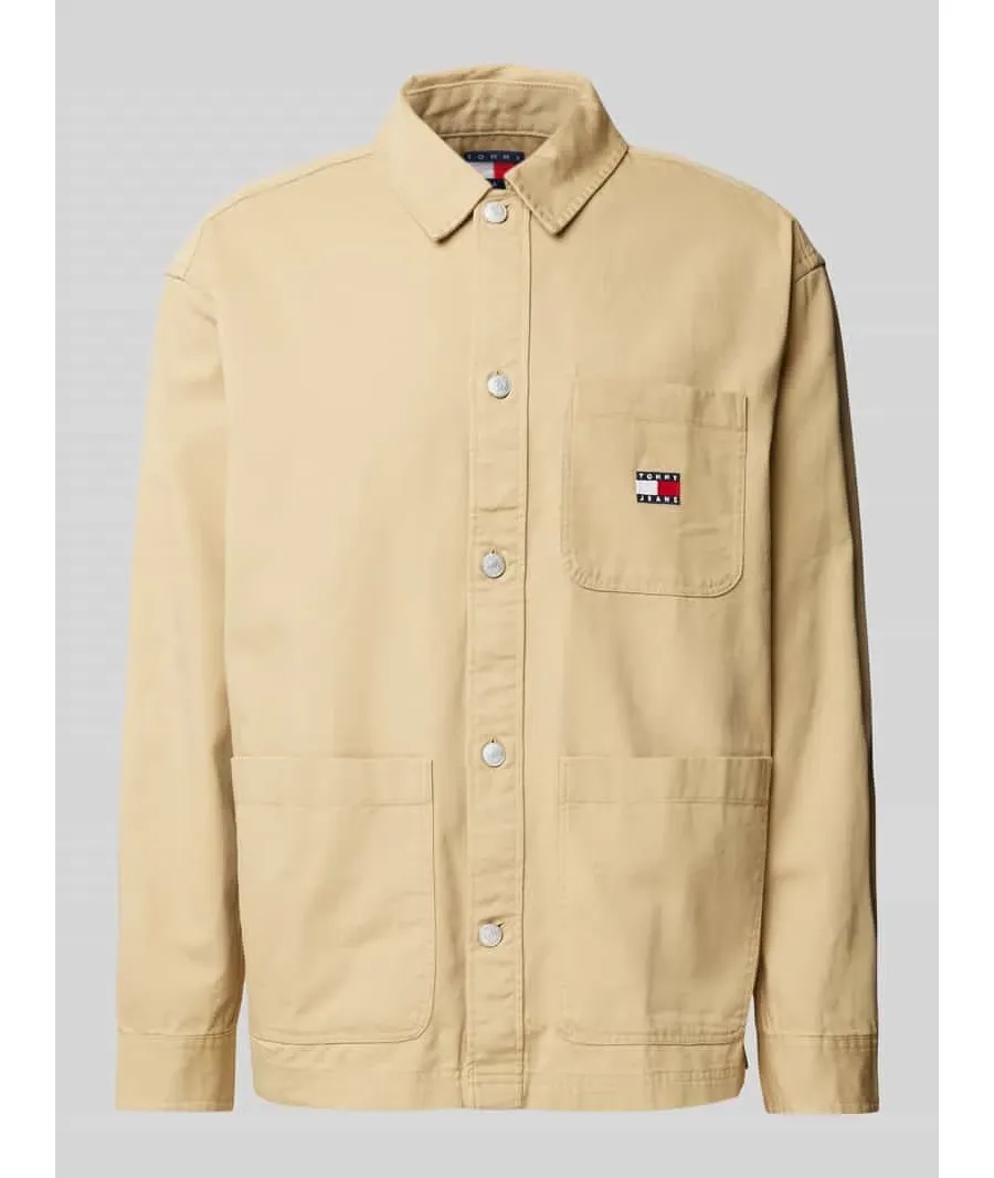 obrazek 1 Kurtka koszulowa o kroju regular fit z nakładanymi kieszeniami