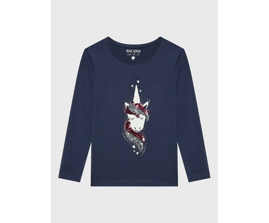 obrazek 1 Blue Seven Bluzka 750703 Granatowy Regular Fit