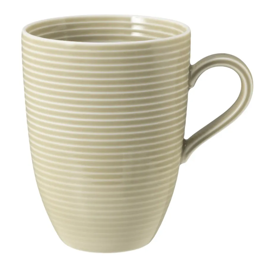 obrazek 1 Piękny stylowy duży kubek z porcelany w kolorze beżowym - Seltmann Weiden