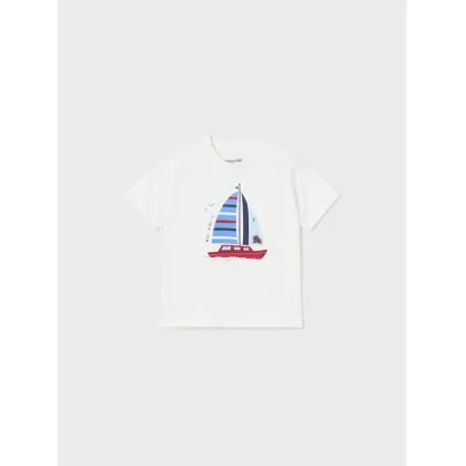 Zdjęcie Mayoral T-Shirt 1022 Biały Regular Fit
