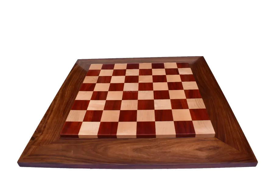 obrazek 4 Prestiżowa szeroka plansza z drewna klonowego i padauk - The Chess Empire