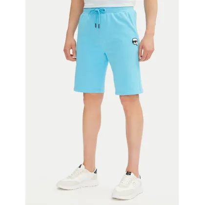 Zdjęcie KARL LAGERFELD Szorty sportowe 705014 552900 Błękitny Regular Fit