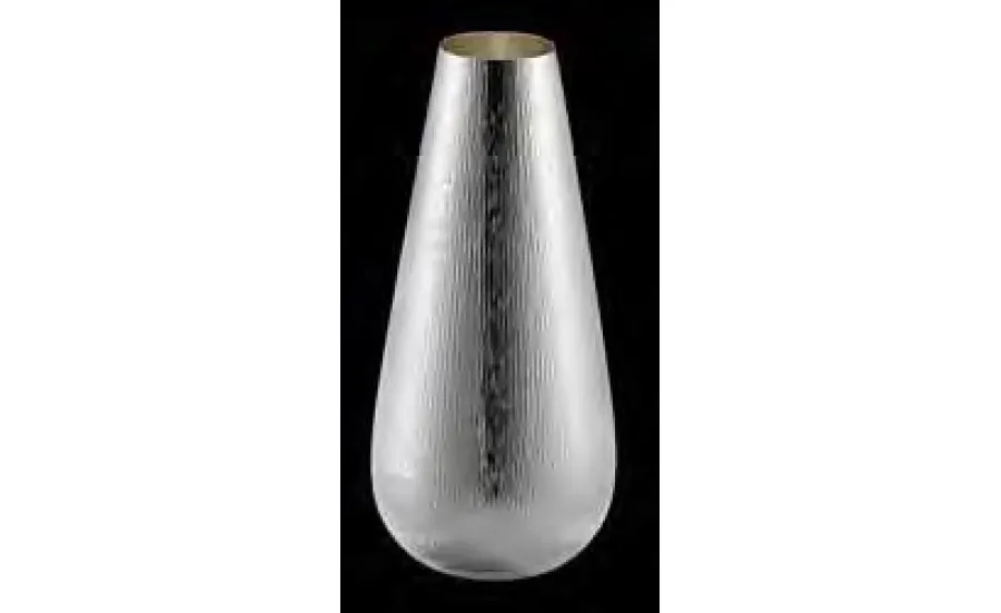 obrazek 1 Posrebrzany wazon Drip - h 26 cm