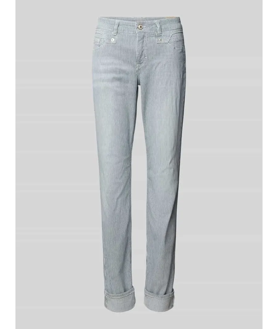 obrazek 1 Jeansy o kroju slim fit z wpuszczanymi kieszeniami